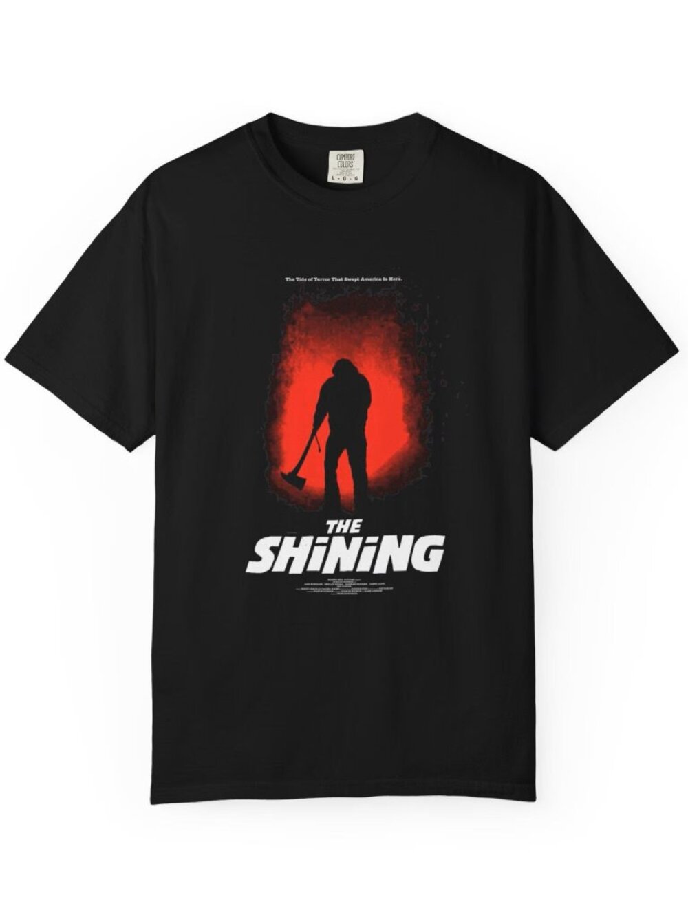 The Shining Horror Movie Poster T-Shirt | Jack Torrance Silhouette